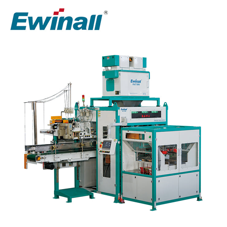 Ewinall QZB-900D Fully Automatic Rice Bagging Machine Beans Packer 25kg