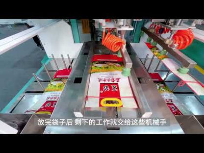 Ewinall QZB-900D Fully Automatic Rice Bagging Machine Beans Packer 25kg